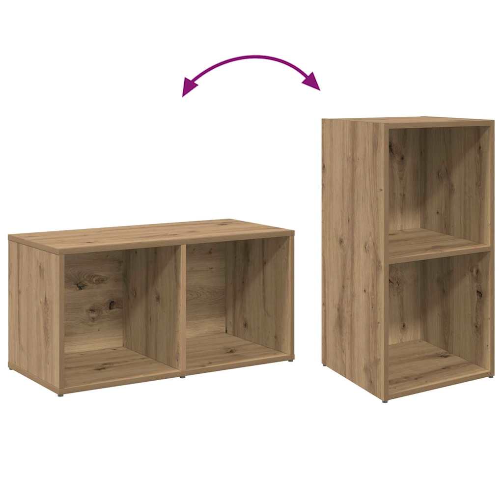 Set TV komoda Zidne 4 pcs Umjetnički hrast 37 x 37 x 72 cm