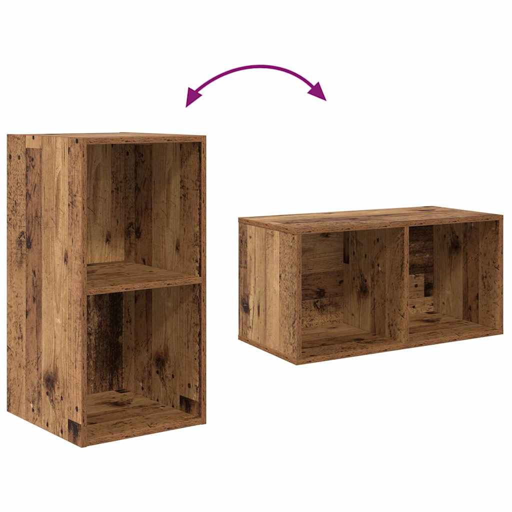 Set TV komoda Zidne 4 pcs Staro drvo 37 x 37 x 72 cm