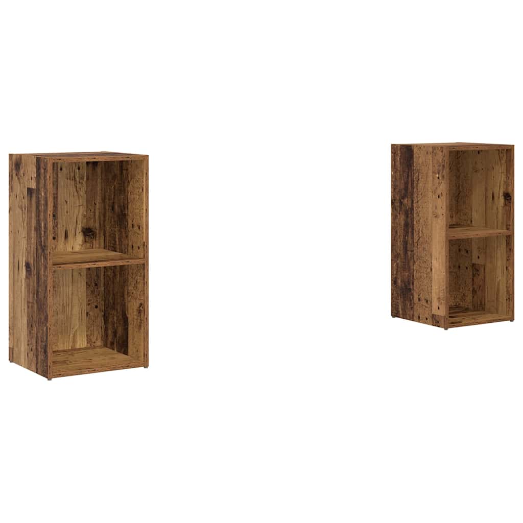 Set TV komoda Zidne 2 pcs Staro drvo 72 x 35 x 36,5 cm