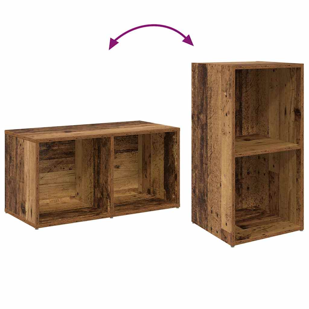 Set TV komoda Zidne 2 pcs Staro drvo 72 x 35 x 36,5 cm