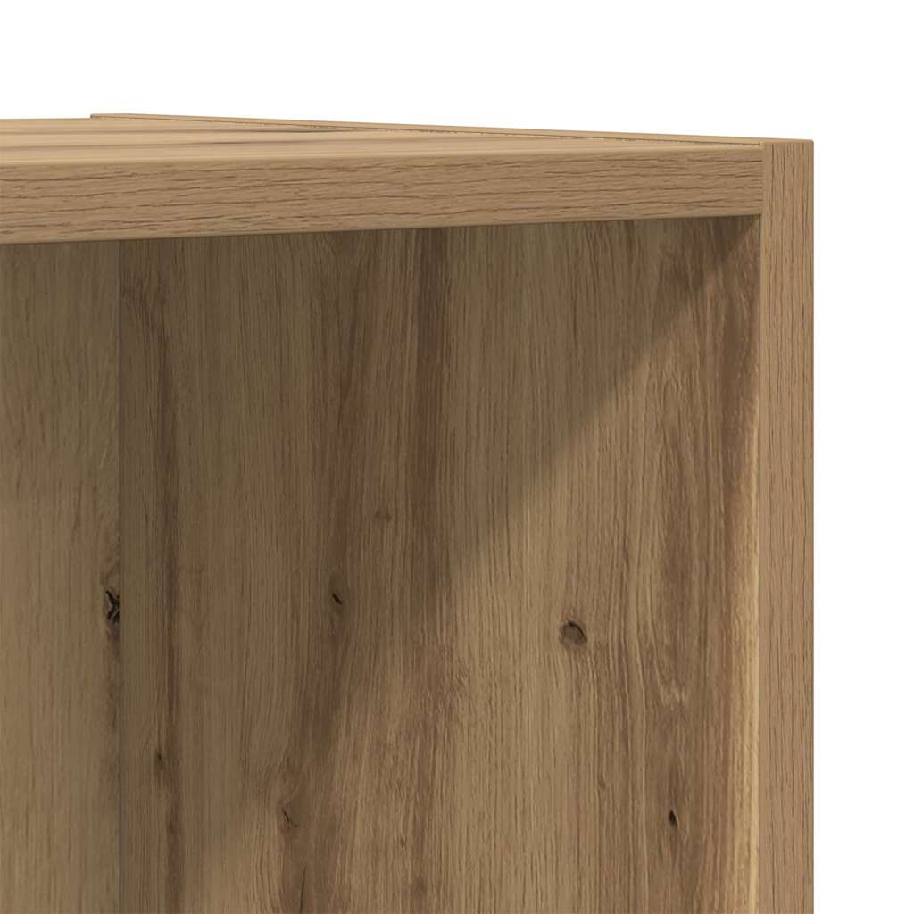 Set TV komoda Zidne 2 pcs Umjetnički hrast 37 x 37 x 107 cm