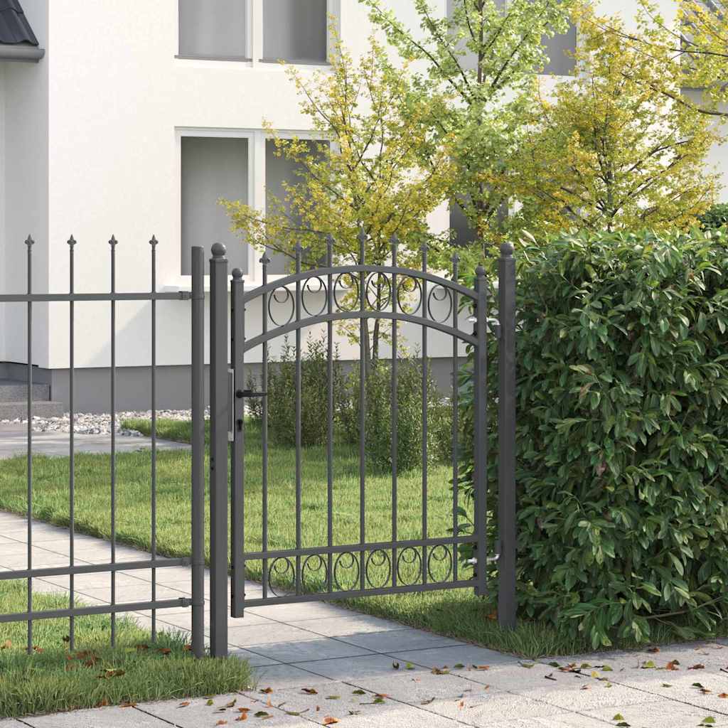 Vrata ograde s bodljama EMMEN 125 x 100 cm
