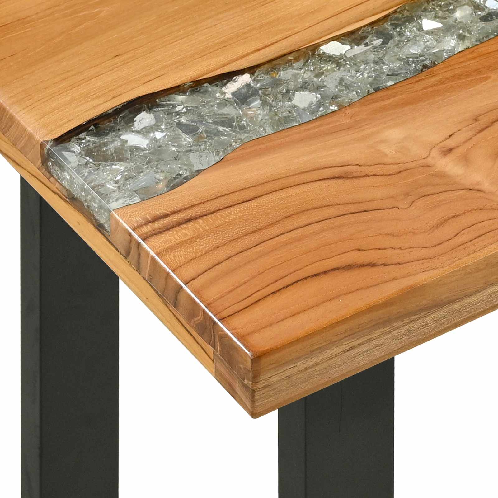 Konzolna stolica Smeđa 100 x 35 x 75 cm Čvrsto teak drvo