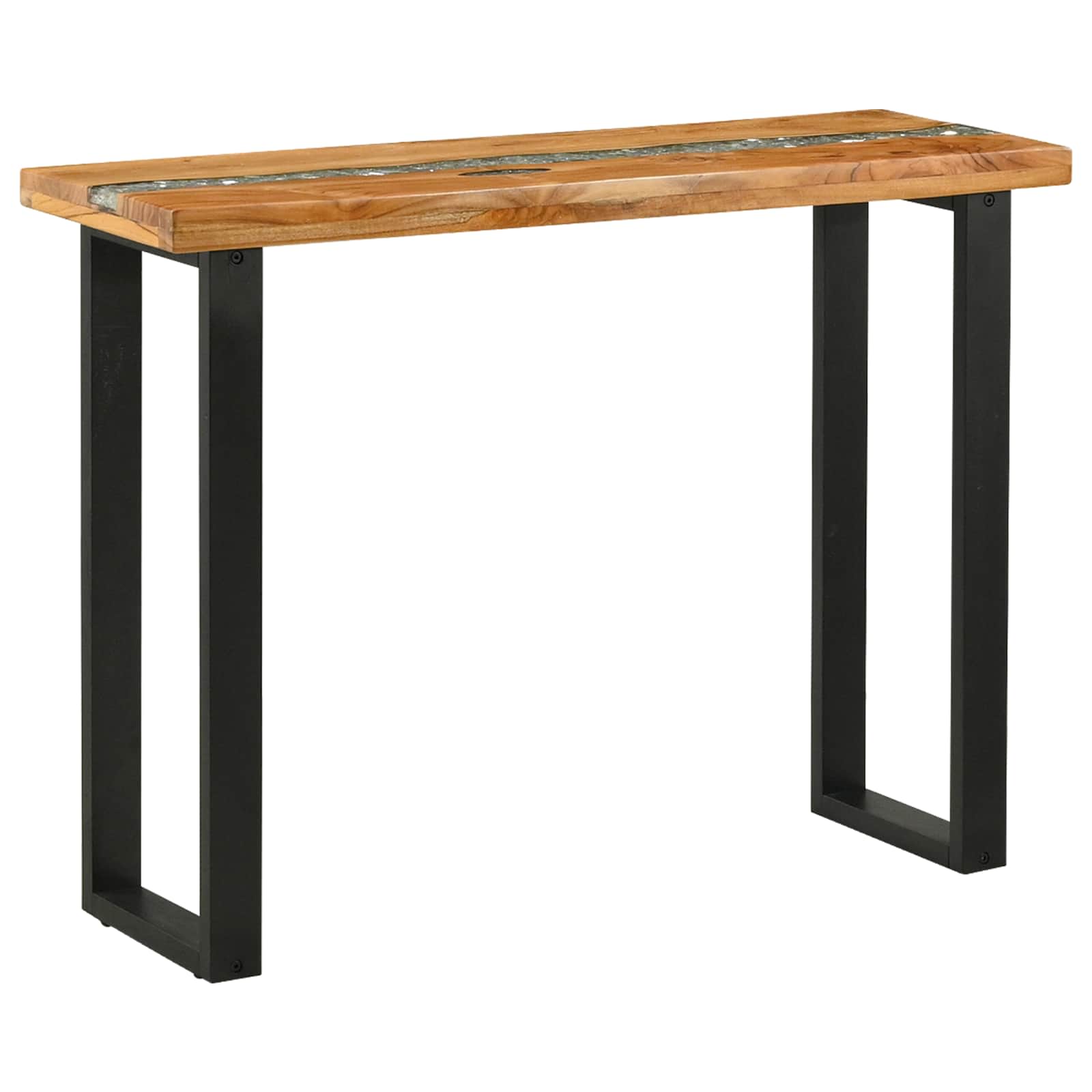 Konzolna stolica Smeđa 100 x 35 x 75 cm Čvrsto teak drvo
