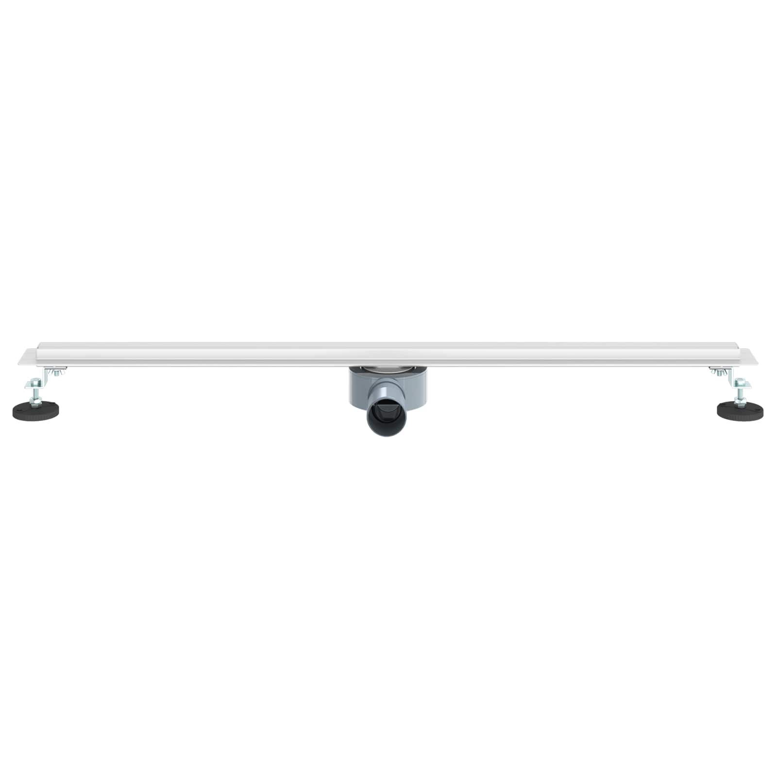 360° Odvod za tuširanje s tankim modelom Srebrno 90 cm
