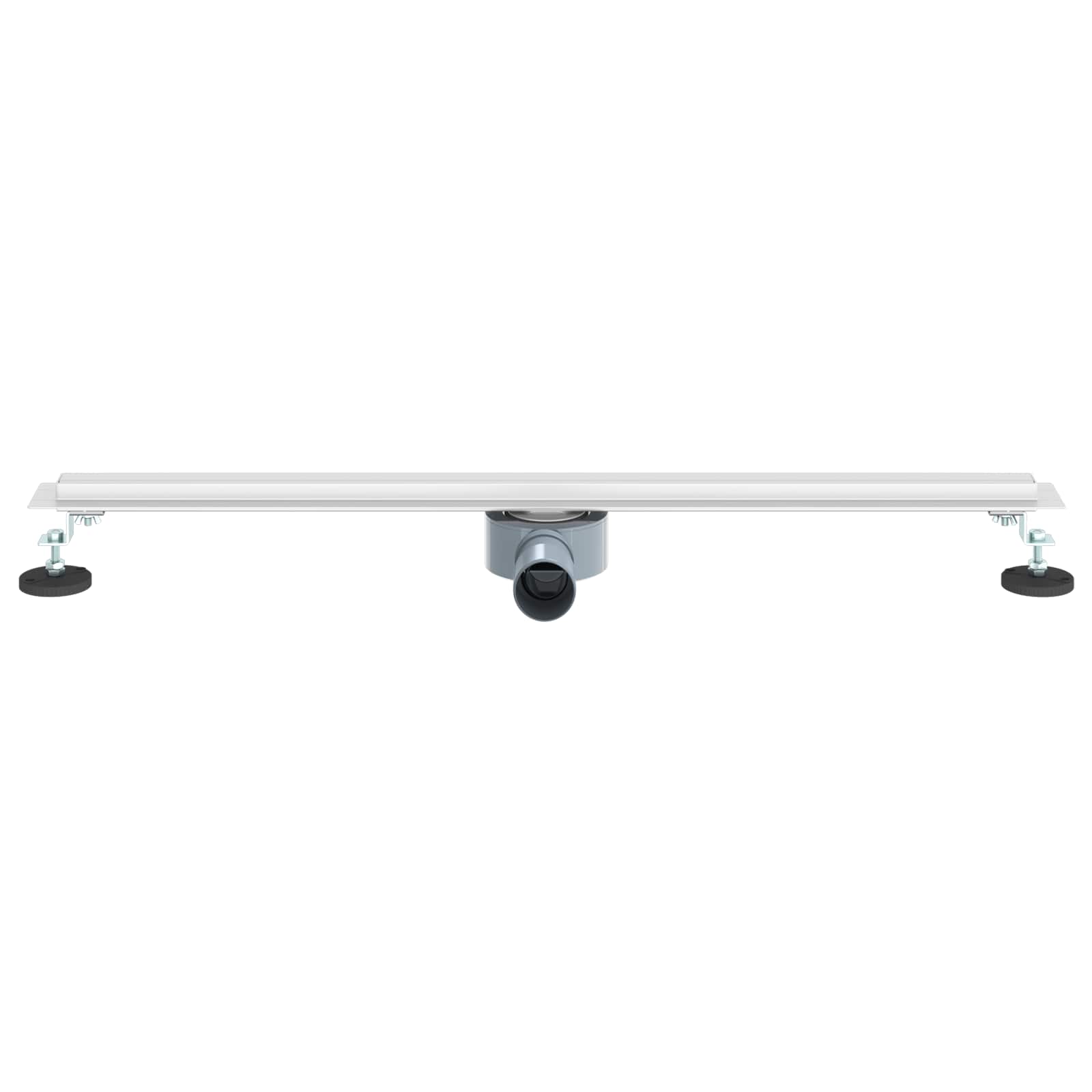 360° Odvod za tuširanje s tankim modelom Srebrno 80 cm