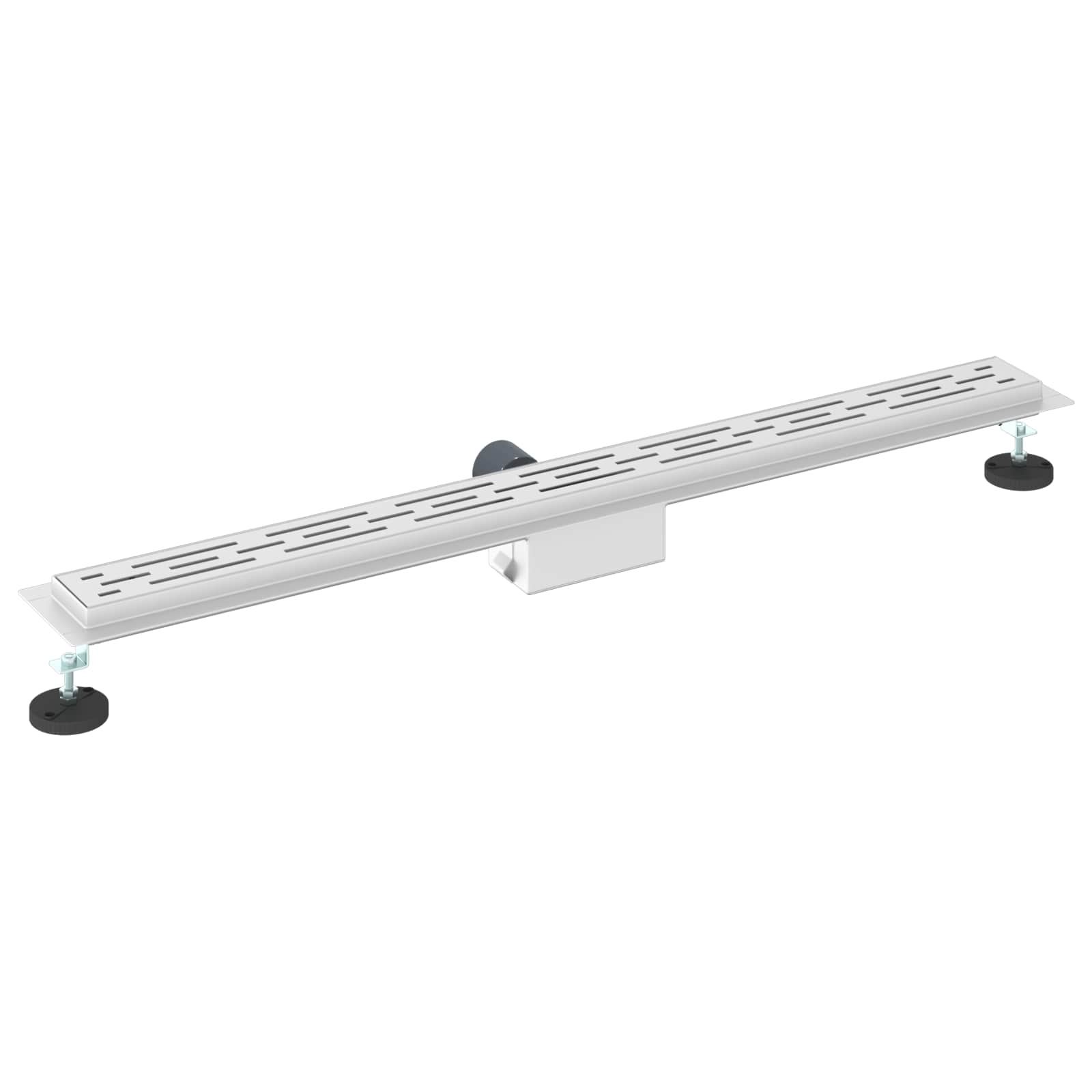 Odvod za tuš s dizajnom linije Srebrno 90 cm