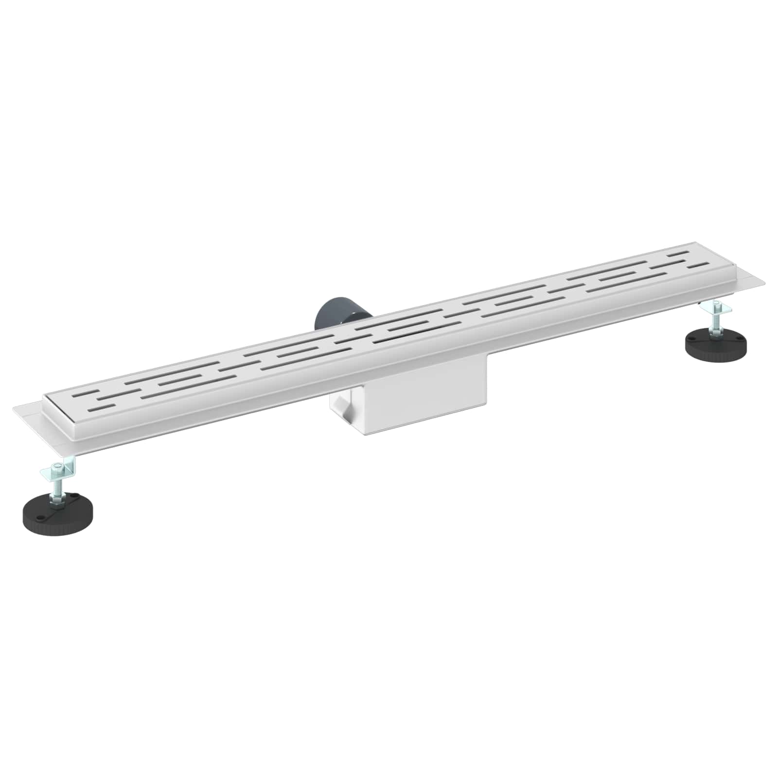 Odvod za tuš s dizajnom linije Srebrno 70 cm