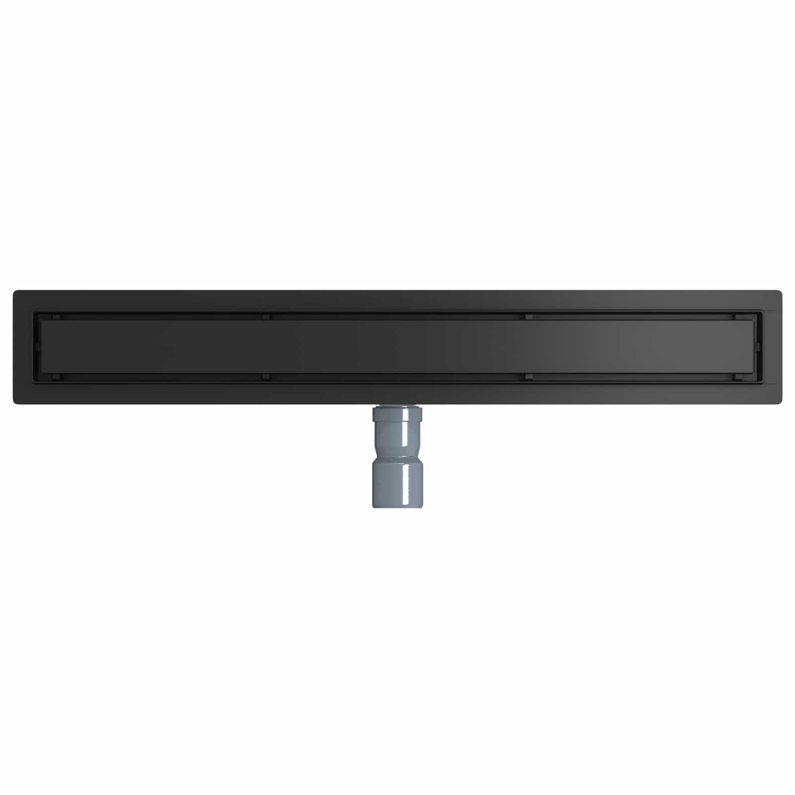 Tuš kanal 2-u-1 sa 360° sifonom Crna 70 cm Nehrđajući čelik 304
