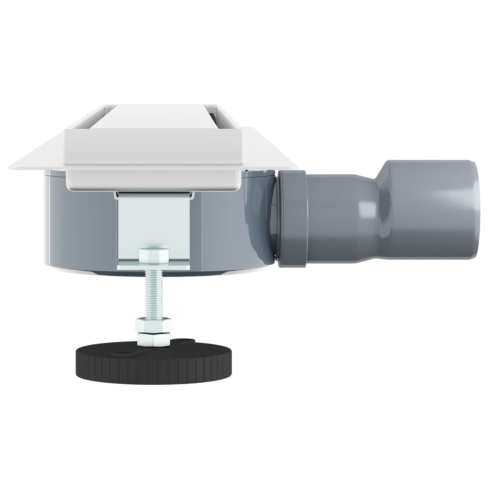 Tuš kanal 2-u-1 sa 360° sifonom Srebrno 54 x 11 x 9,5 cm