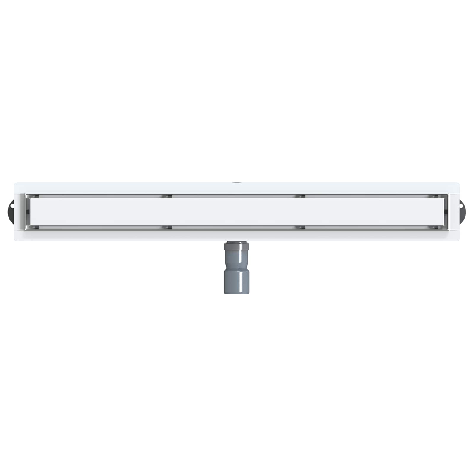 Tuš kanal 2-u-1 sa 360° sifonom Srebrno 80 cm
