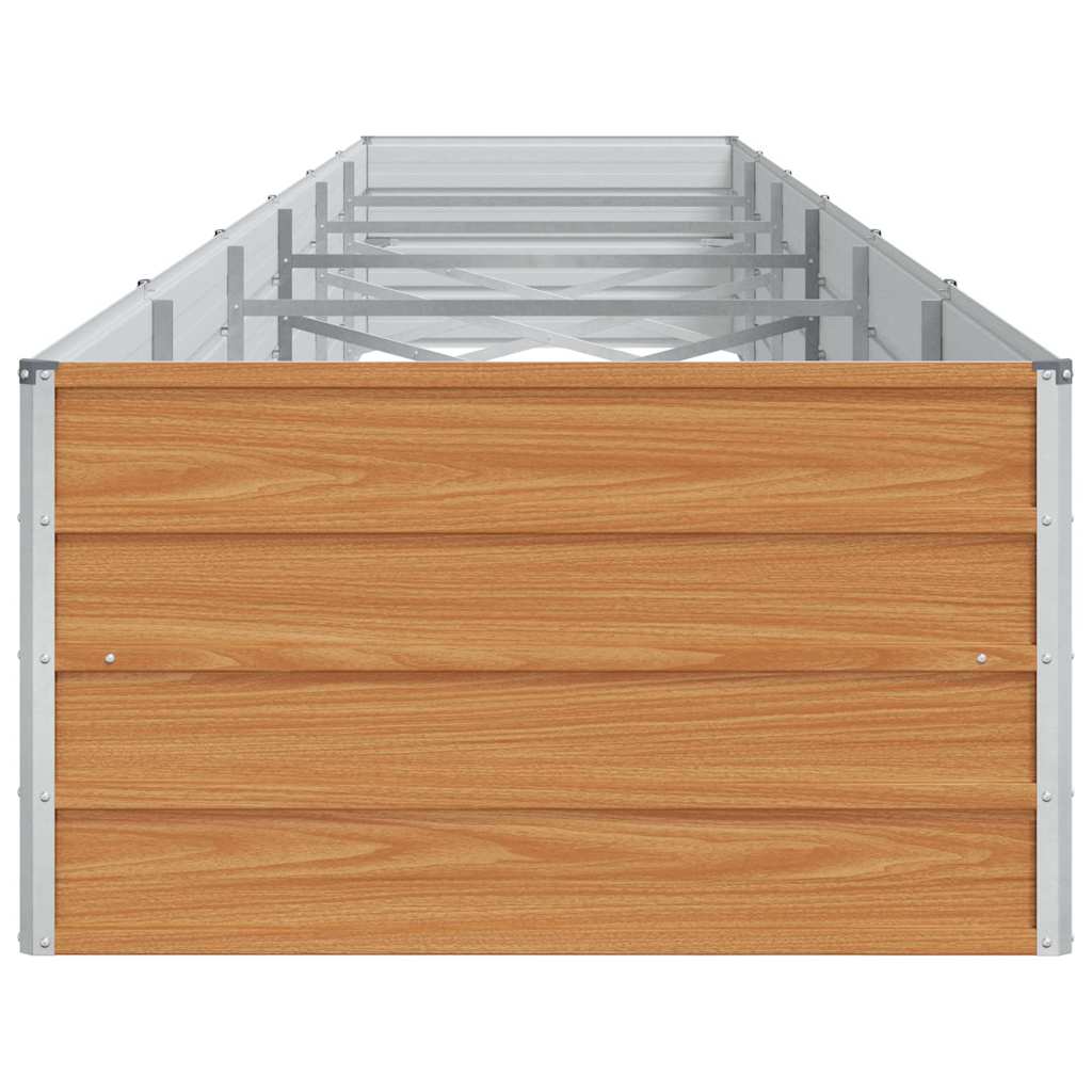 Povišena vrtna gredica Svijetlosmeđa 600 x 80 x 45 cm