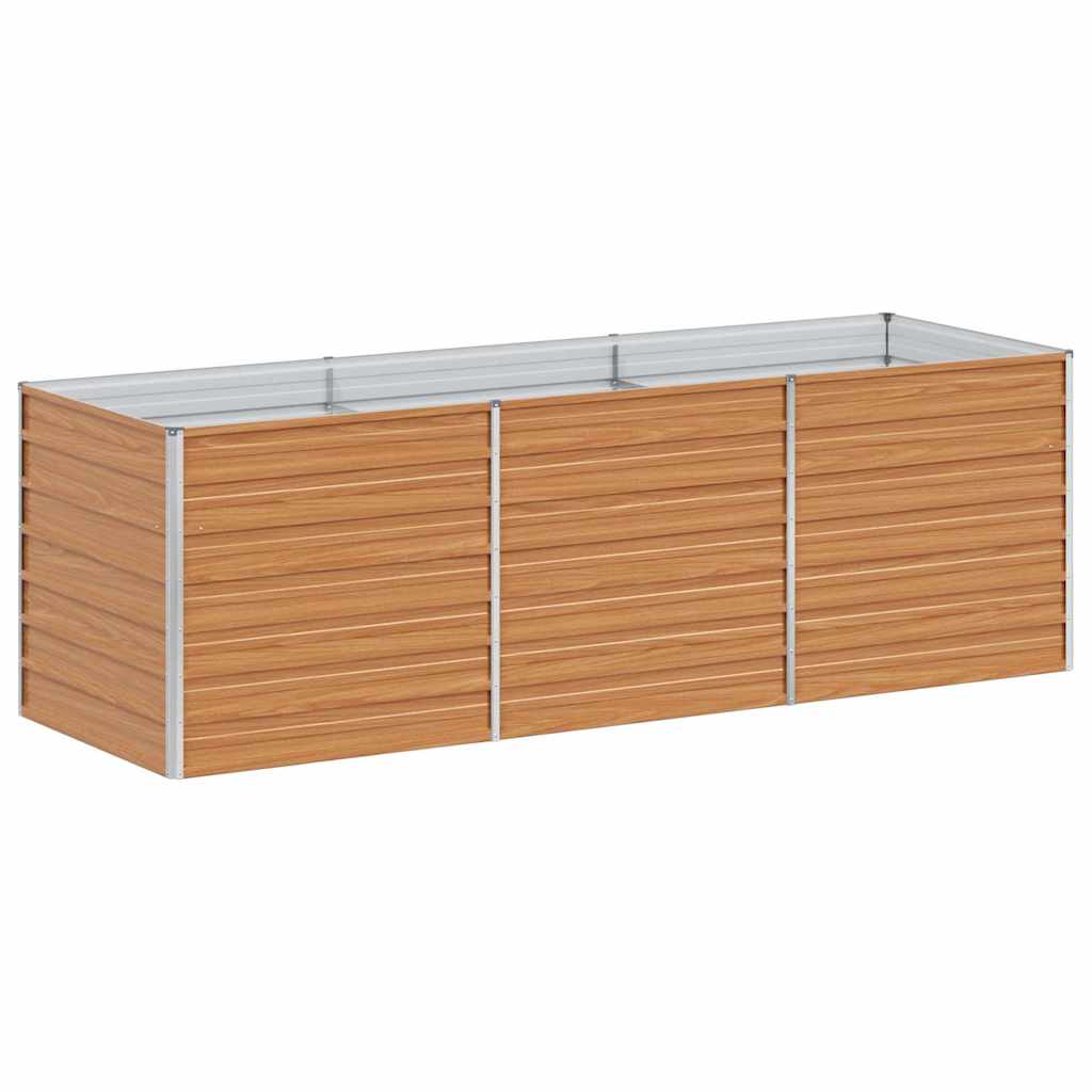 Povišena vrtna gredica Svijetlosmeđa 240 x 80 x 77 cm