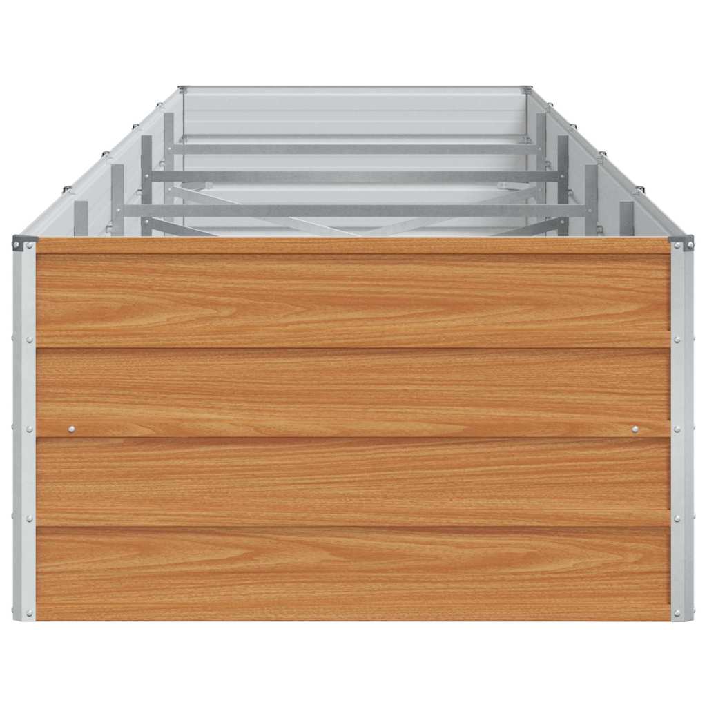 Povišena vrtna gredica Svijetlosmeđa 400 x 80 x 45 cm