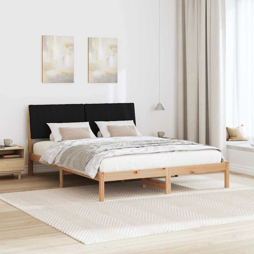 Krevetna konstrukcija Smeđa 160 x 200 cm Čvrsto borovo drvo