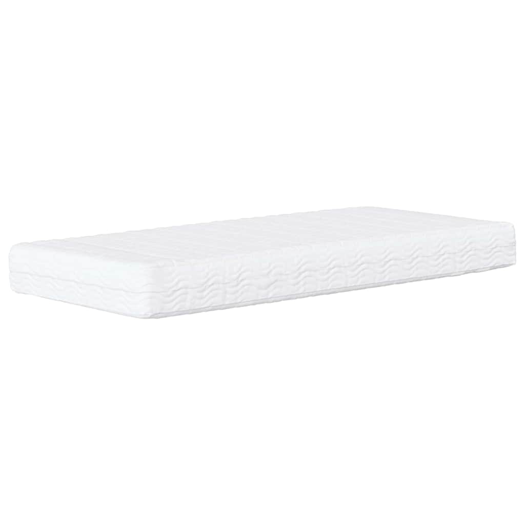 Kutni okvir kreveta Crna 90 x 200 cm tkanina