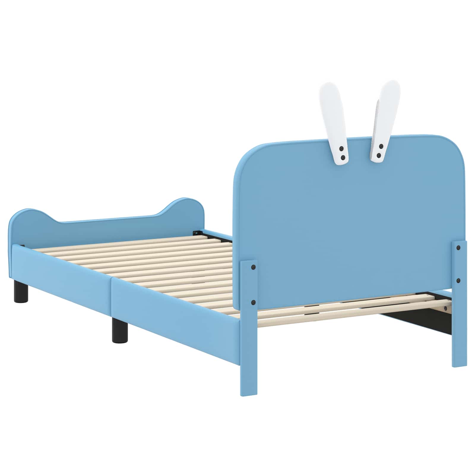 Krevet za djecu s uzglavljem Plava 80 x 200 cm PU