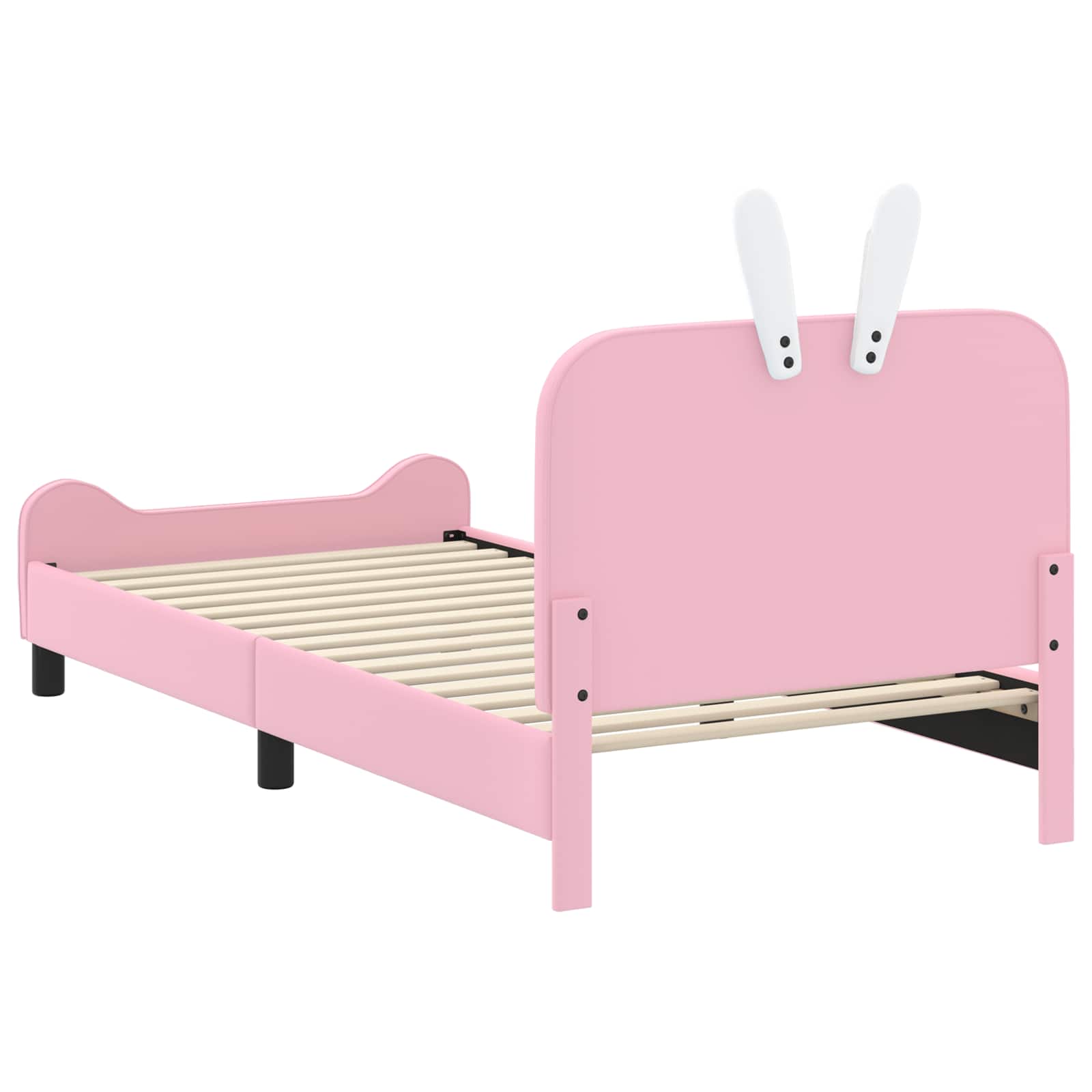Krevet za djecu s uzglavljem Ružičasta 90 x 200 cm PU