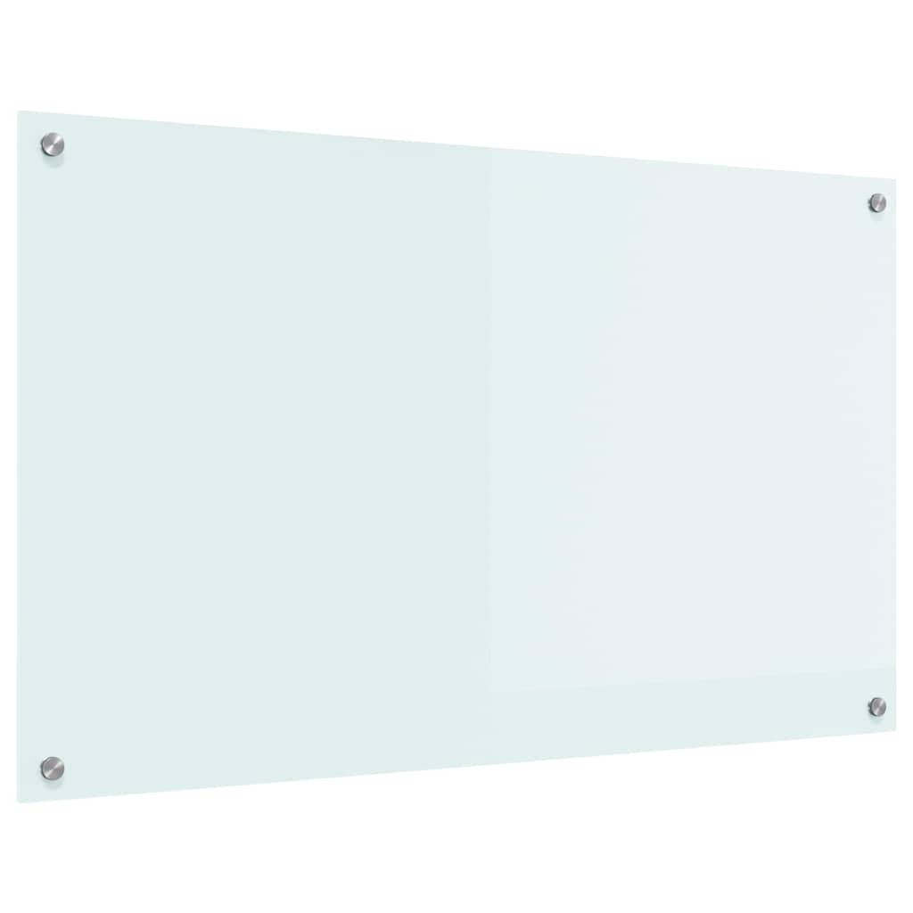 Kuhinjski zid Mlijeko 100 x 60 cm Staklo otporno na udarce