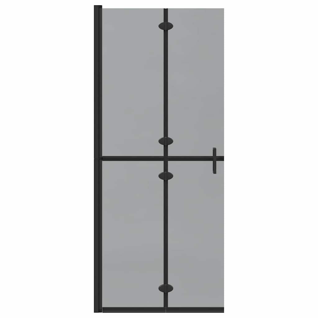 Walk-In zid za tuširanje Crna 80 x 6,5 x 190 cm