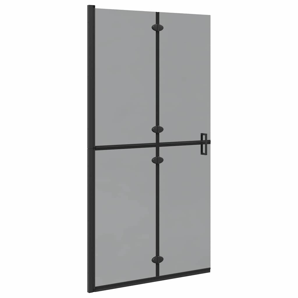 Walk-In zid za tuširanje Crna 100 x 6,5 x 190 cm