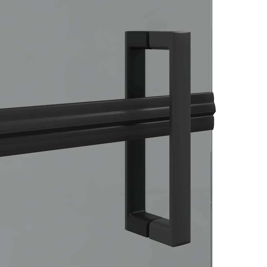 Walk-In zid za tuširanje Crna 120 x 6,5 x 190 cm