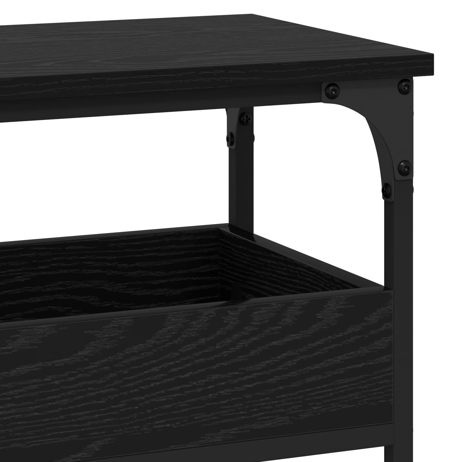 Konzolna stolica Crni hrast 100 x 29 x 75 cm Konstruirano drvo