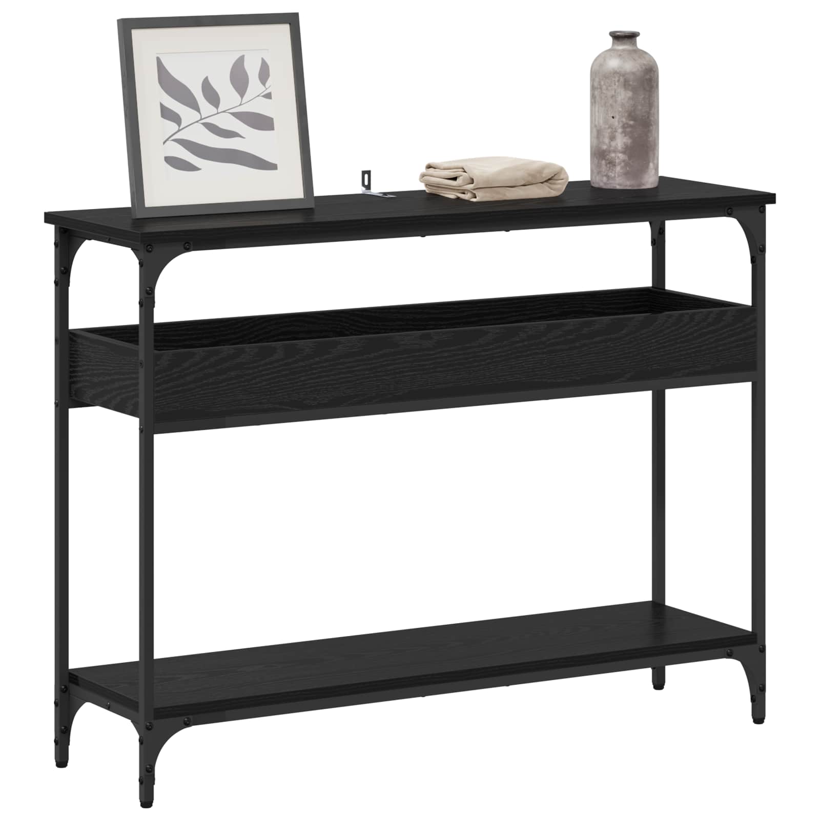 Konzolna stolica Crni hrast 100 x 29 x 75 cm Konstruirano drvo