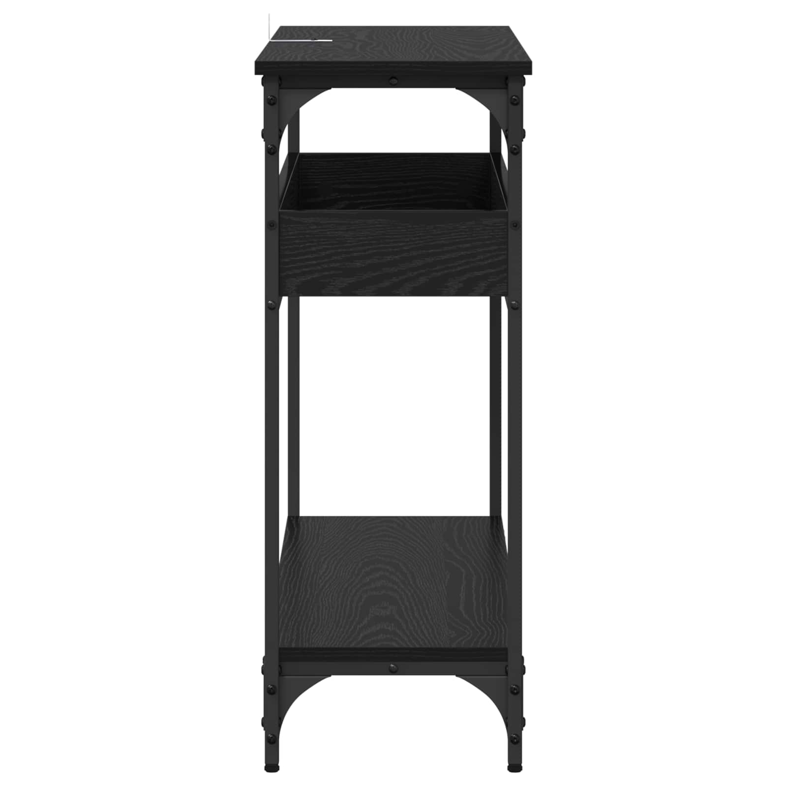 Konzolna stolica Crni hrast 100 x 29 x 75 cm Konstruirano drvo