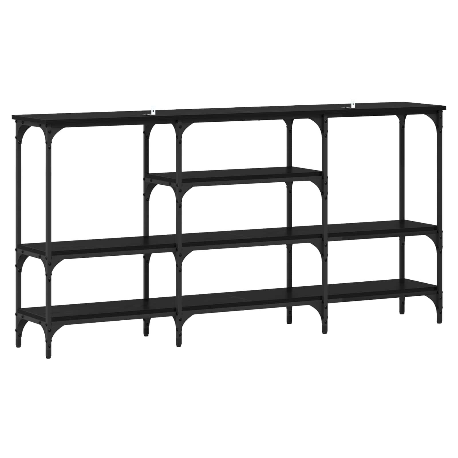 Konzolna stolica Crni hrast 160 x 29 x 80 cm Konstruirano drvo