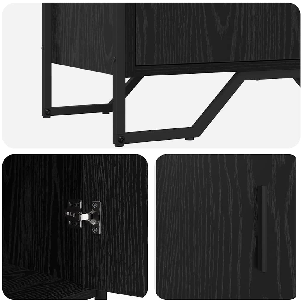 Kreveta Crni hrast 78 x 35 x 74.5 cm