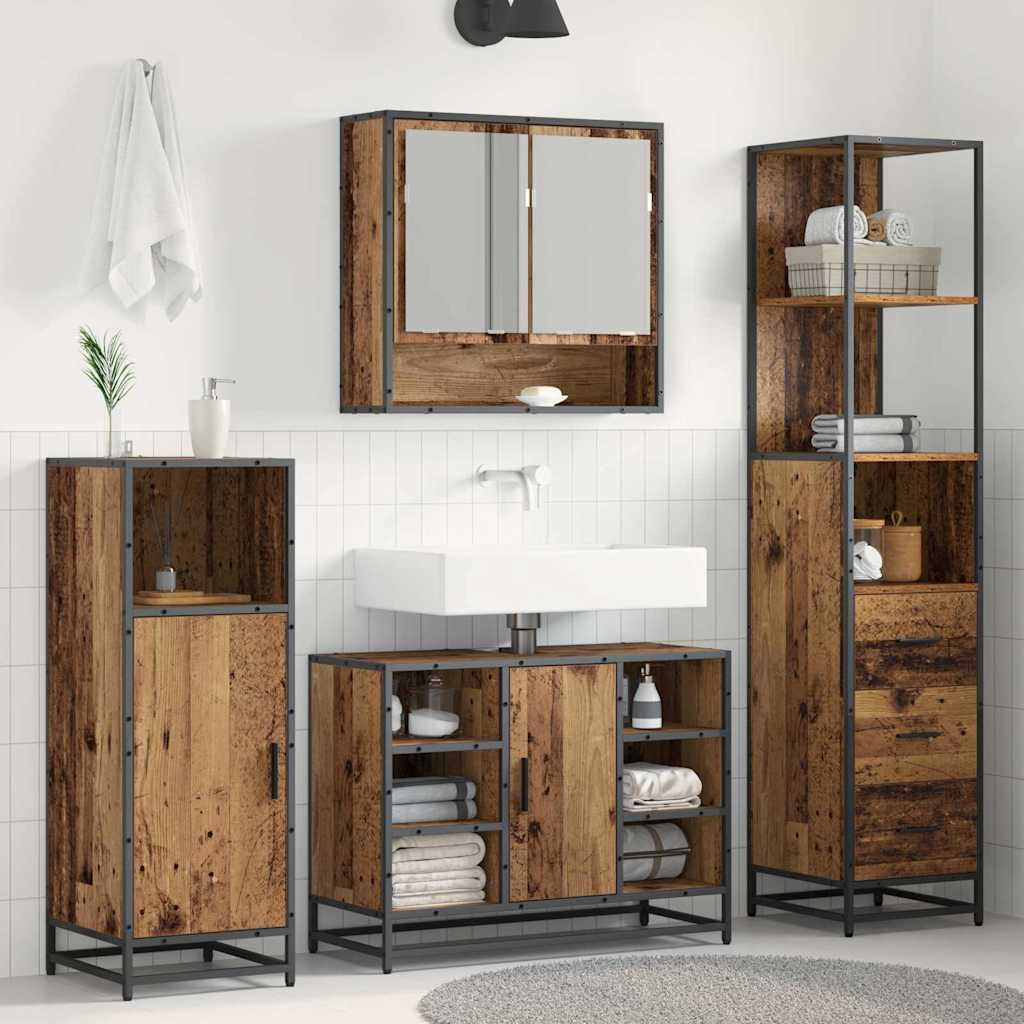 Set namještaja za kupaonicu Staro drvo 35 x 37,5 x 166 cm