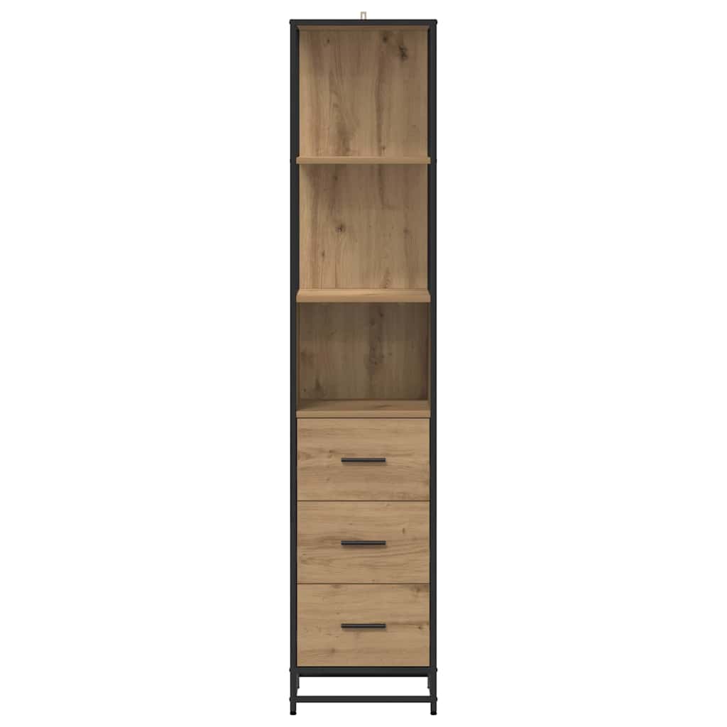 Set namještaja za kupaonicu Umjetnički hrast 35 x 37,5 x 166 cm