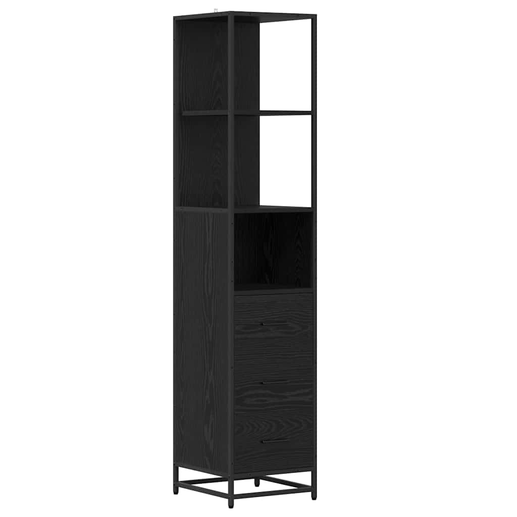Set namještaja za kupaonicu Crni hrast 35 x 37,5 x 166 cm