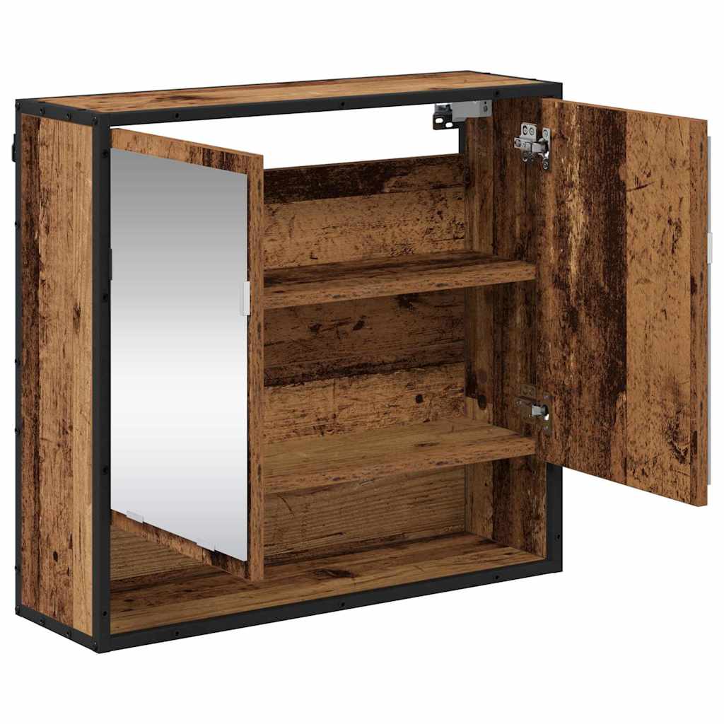 Polica na zidu s policom Zidne Staro drvo 65 x 20 x 60 cm