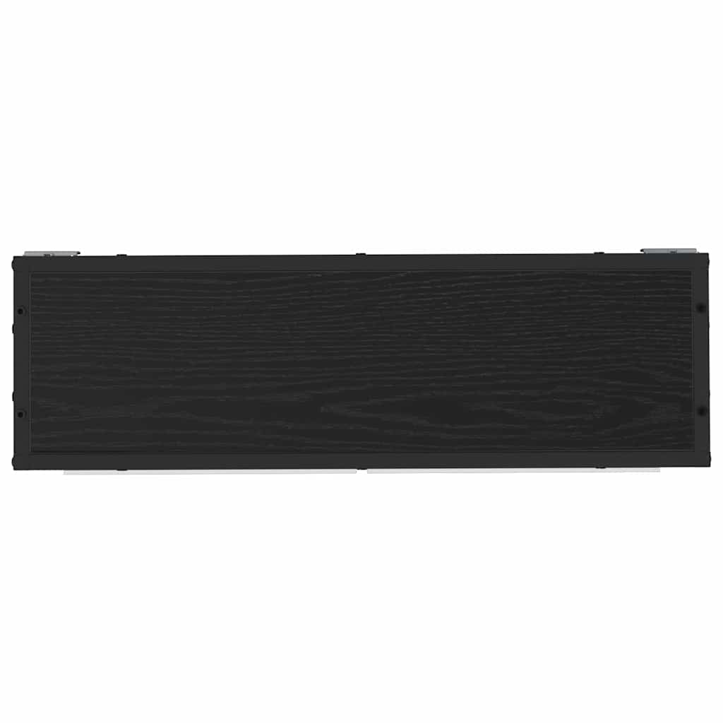 Polica na zidu s policom Zidne Crni hrast 65 x 20 x 60 cm