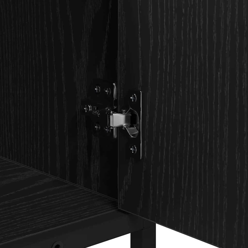 Kupaonski ormar Crni hrast 90 x 33 x 60 cm Konstruirano drvo