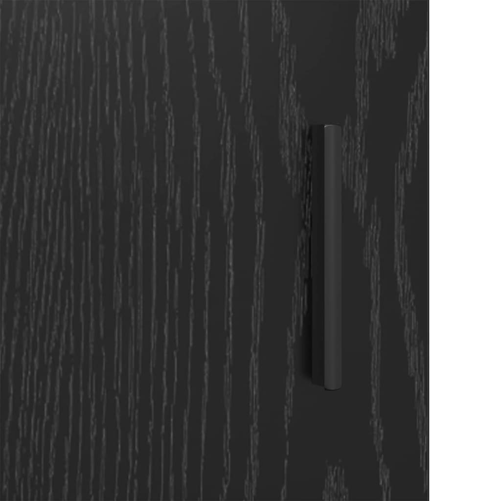 Kupaonski ormar Crni hrast 90 x 33 x 60 cm Konstruirano drvo