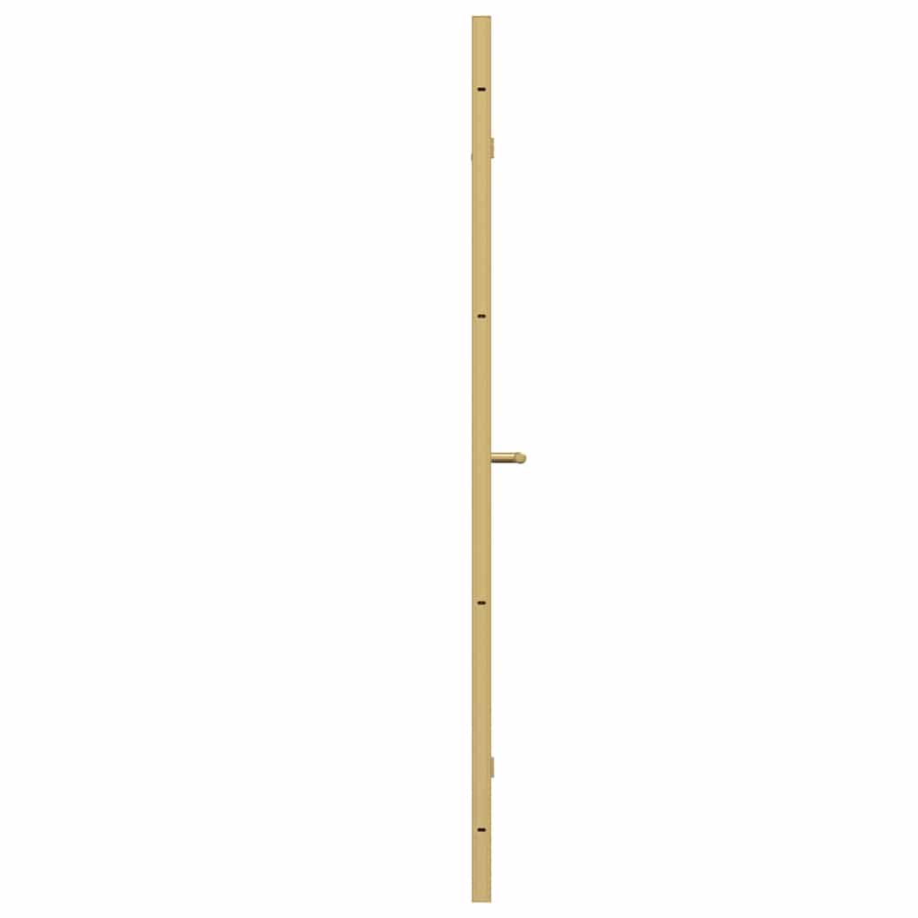 Ograda za tuš Zlatno 120 x 140 cm ESG staklo i aluminij