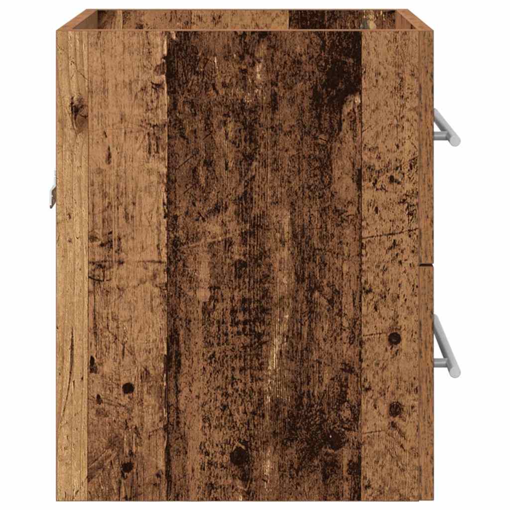 Ormarić za umivaonik s ladicama Staro drvo 38,5 x 41 x 48 cm
