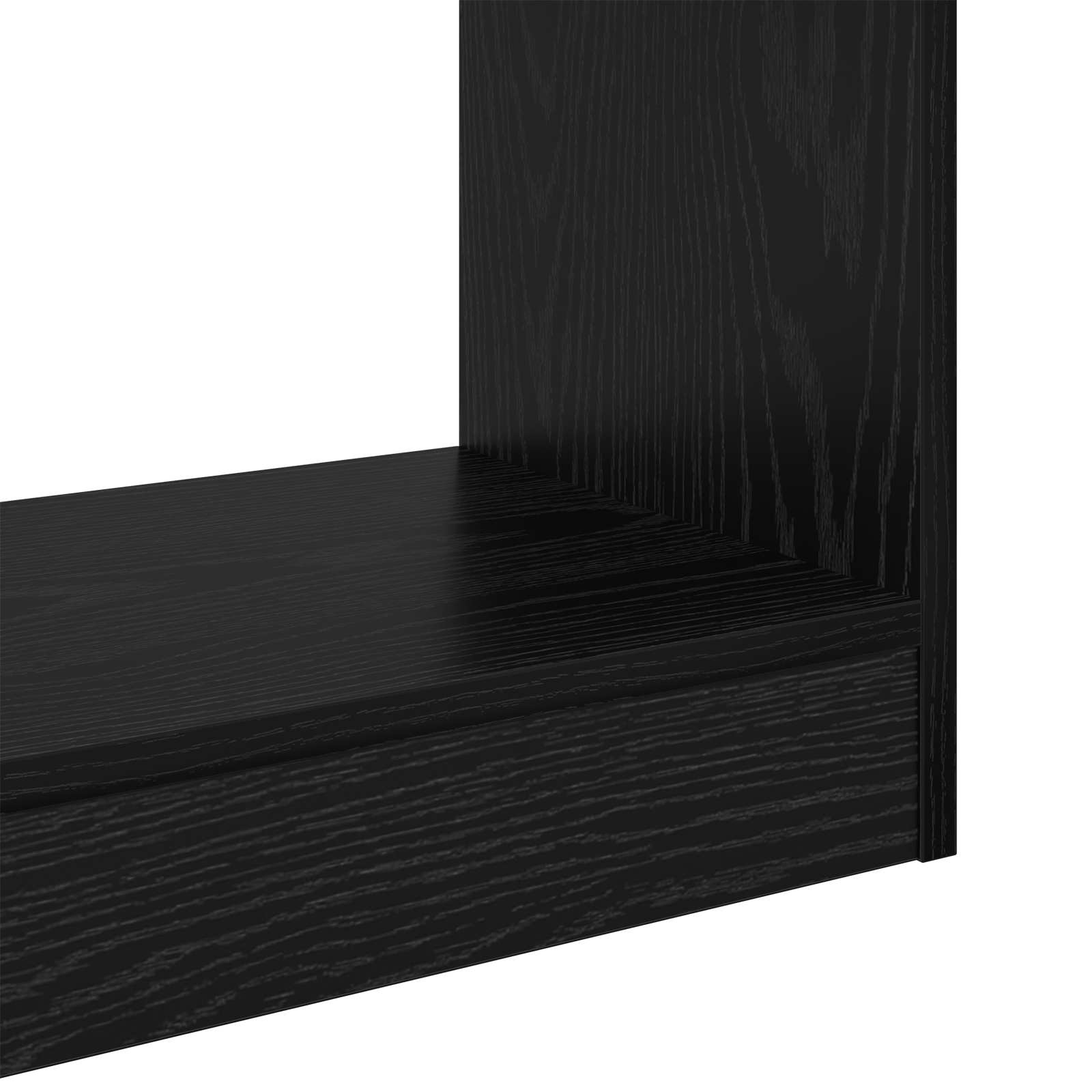 Ormarić za knjige Crni hrast 60 x 30 x 72 cm Konstruirano drvo