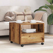 Kava Stol Staro drvo 55 x 55 x 45cm Konstruirano drvo