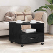 Kava Stol Crni hrast 55 x 55 x 45cm Konstruirano drvo