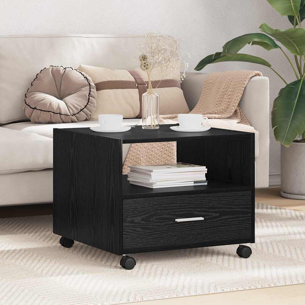 Kava Stol Crni hrast 55 x 55 x 45cm Konstruirano drvo