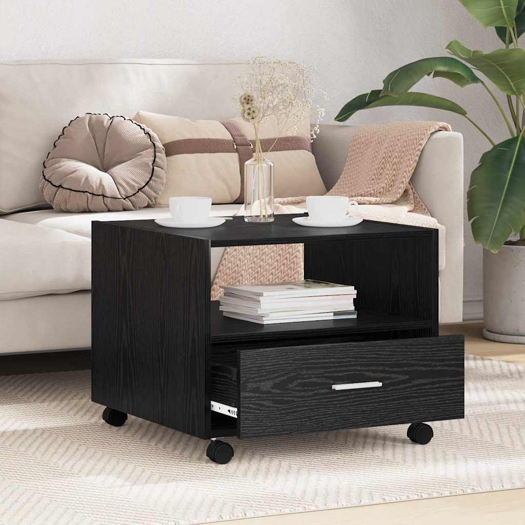 Kava Stol Crni hrast 55 x 55 x 45cm Konstruirano drvo