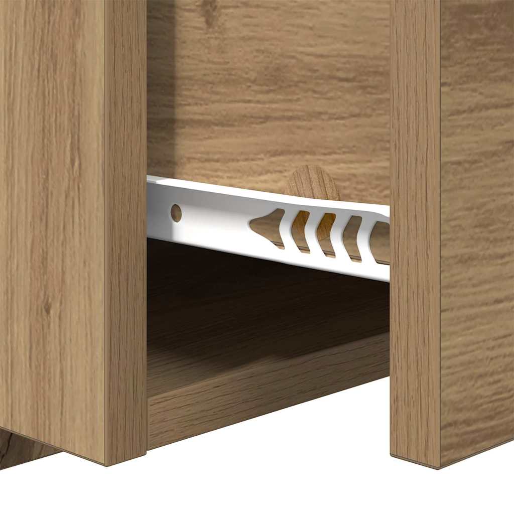 Noćni ormar s ladicama 2 pcs Umjetnički hrast 50 x 32,5 x 80cm