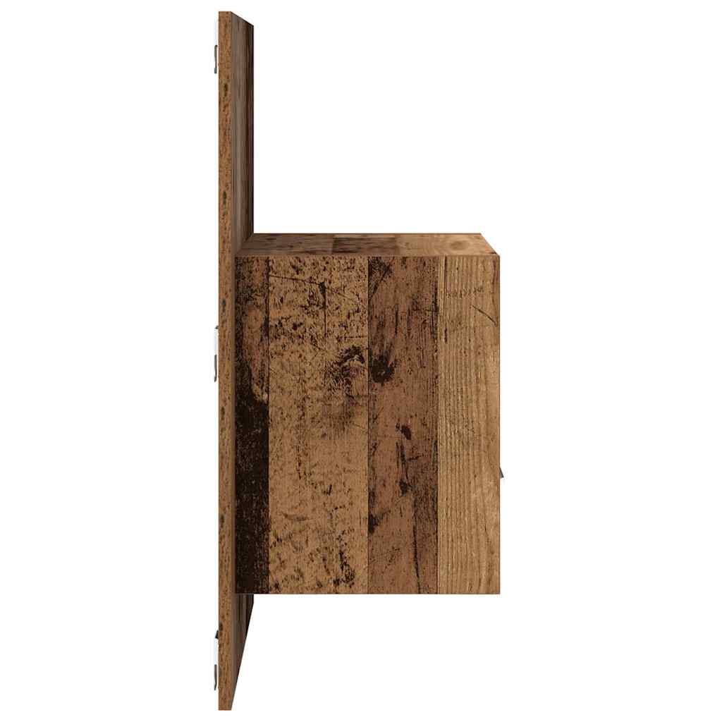 Noćni ormar 2 pcs Staro drvo 50 x 32,5 x 80cm Konstruirano drvo