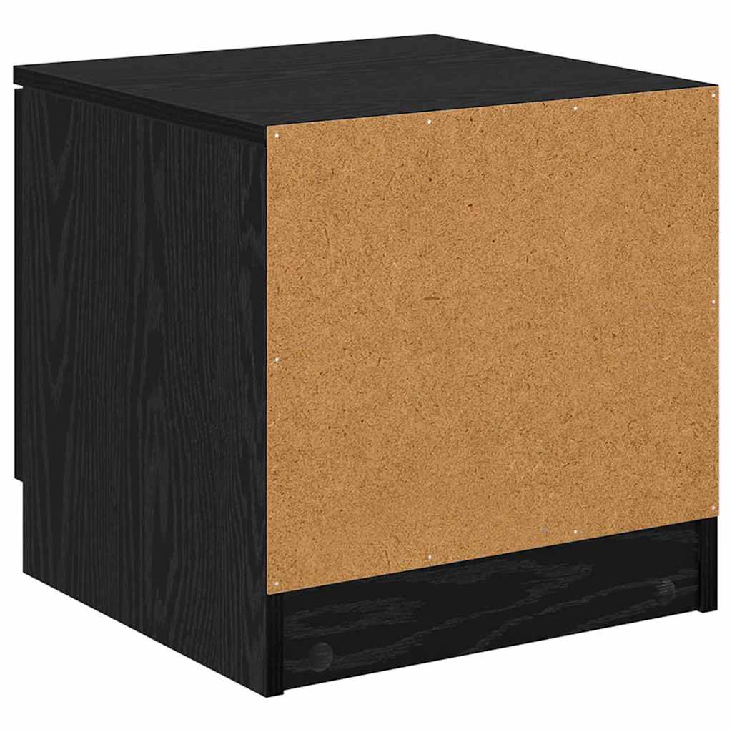 Ormarić za krevet s ladicama 2 pcs Crni hrast 40 x 39 x 40cm