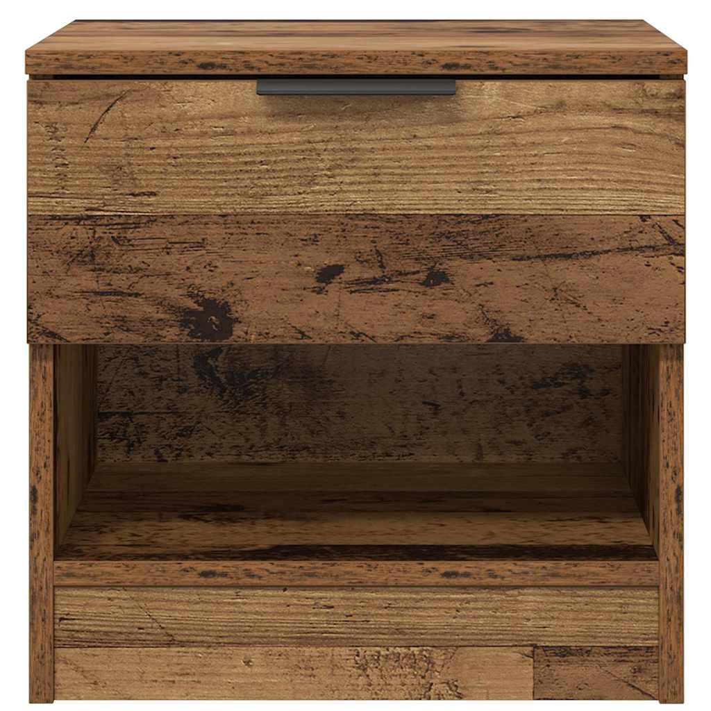 Ormarić za krevet s ladicama 2 pcs Staro drvo 40 x 39 x 40cm