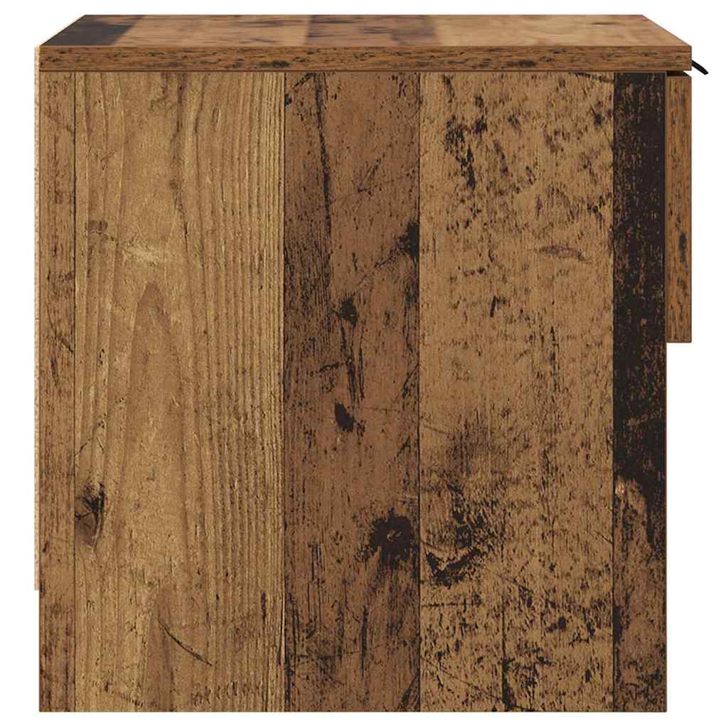 Ormarić za krevet s ladicama 2 pcs Staro drvo 40 x 39 x 40cm